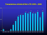 Transplantace slinivky břišní v ČR 1990 - 2006